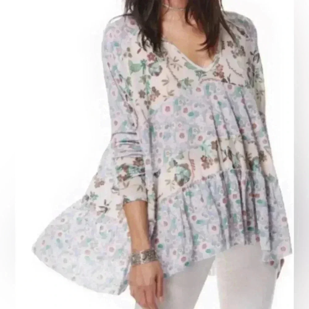 Free People Isabelle Tunic in Neutral